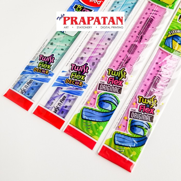 

Penggaris Lentur Maped 30cm / Twist n Flex Ruler - 20cm, Original AND27