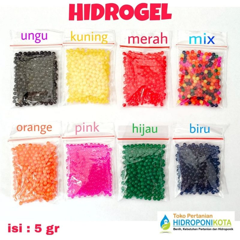 HIDROGEL 10 gram -  aneka warna