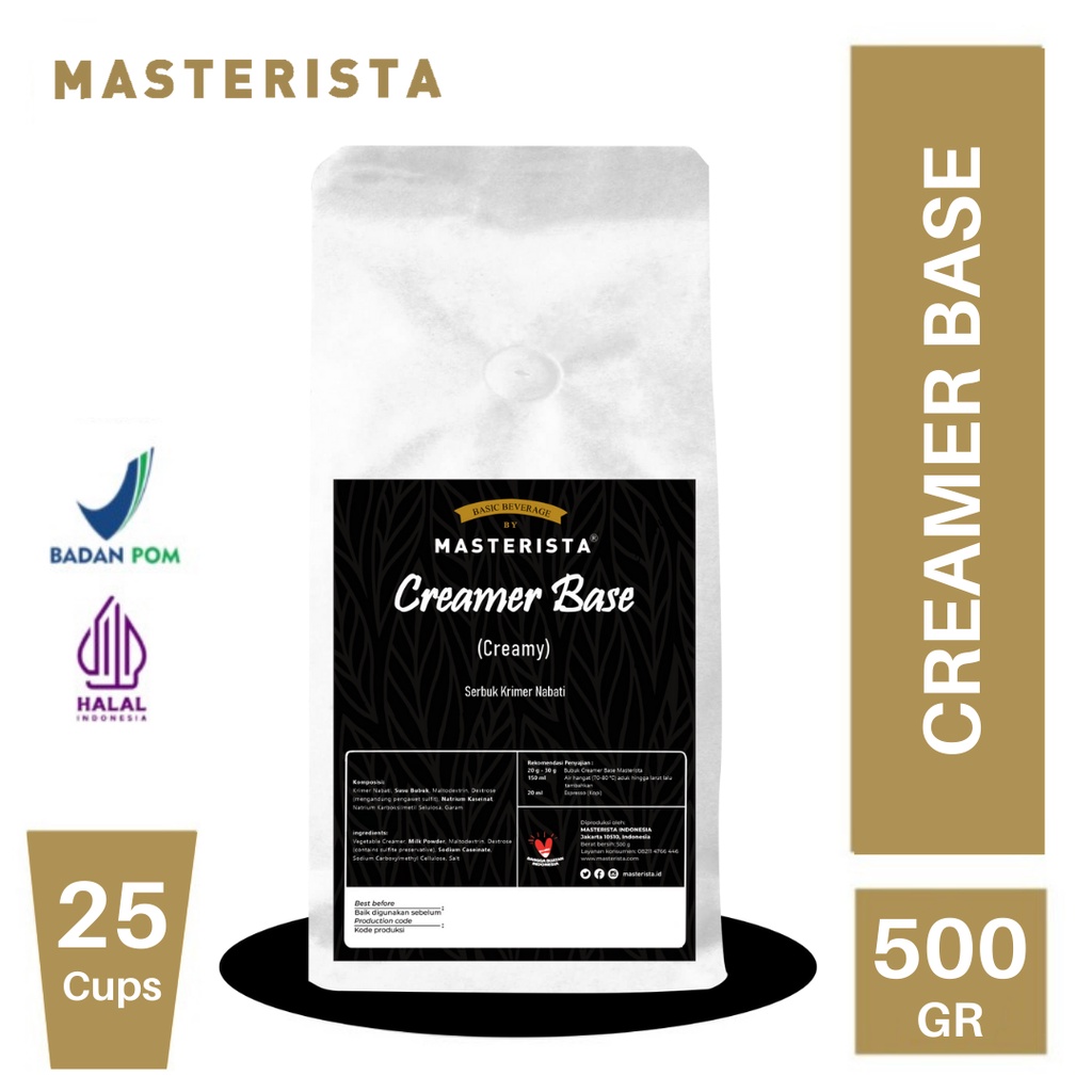 

Masterista Bubuk Krimer / Creamer Non Dairy 500gr