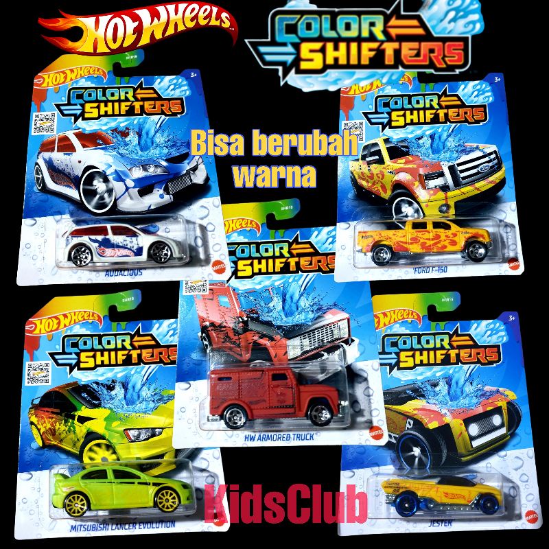 HOT WHEELS COLOR SHIFTERS Hotwheels Bisa berubah warna Original Mattel. Diecast Miniatur Mobil.