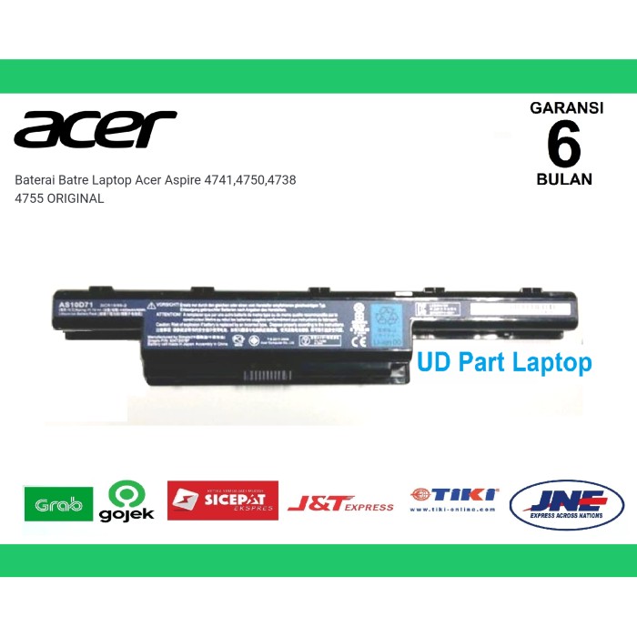Baterai Batre Laptop Acer Aspire 4741,4750,4738 4755 ORIGINAL