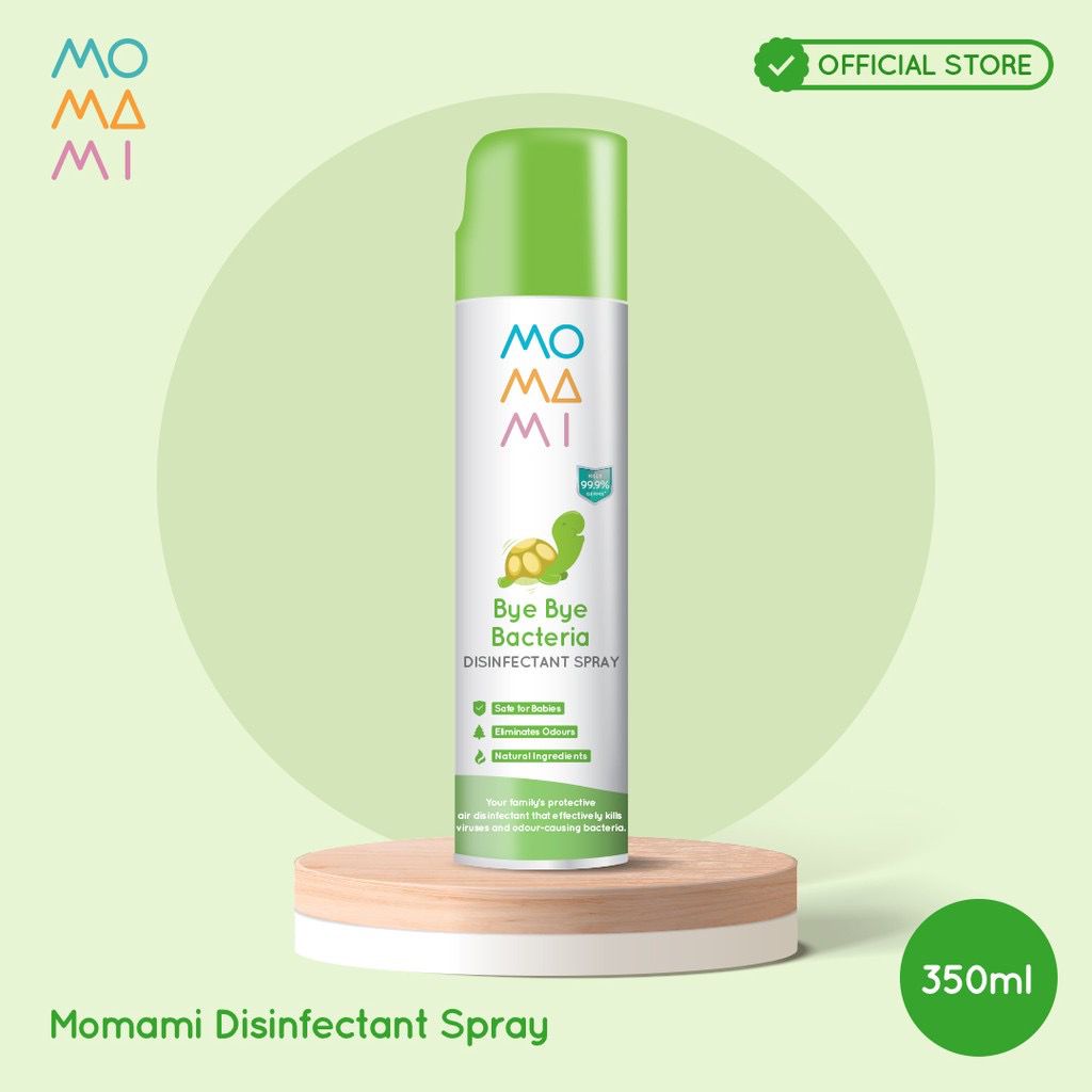 Momami - Baby &amp; Kids Bye Bye Disinfectant Spray - Disinfektan Semprot (350 ml)