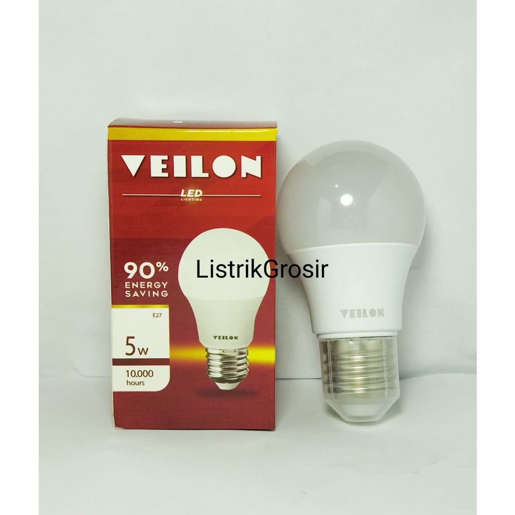 Lampu LED A Bulb Veilon 5w 5 Watt Cahaya Putih Premium By Zenich SNI