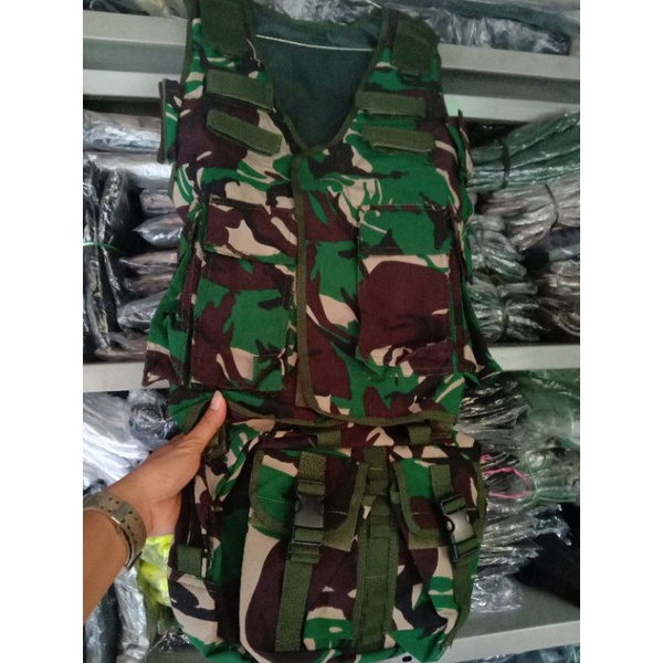 rompi serbu Loreng jatah Tni AD kuwalitas original