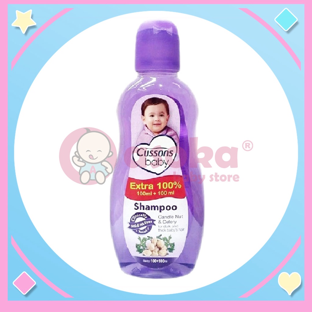 Cussons Baby Shampoo Candle Nut &amp; Celery 100ml ASOKA