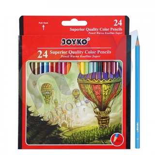 Color Pencil / Pensil Warna Joyko CP-101 / 24 Warna