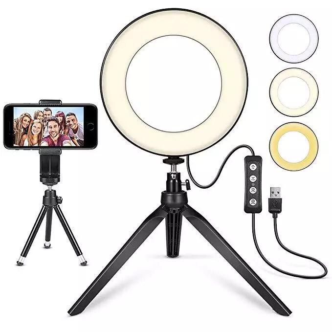 (TWS) RING LIGHT LED BESAR 26CM , 30CM , 33CM /LAMPU MAKE UP VLOG RING FILL LIGHT / Tripod 2,1M 1.6M 1,1M 55CM