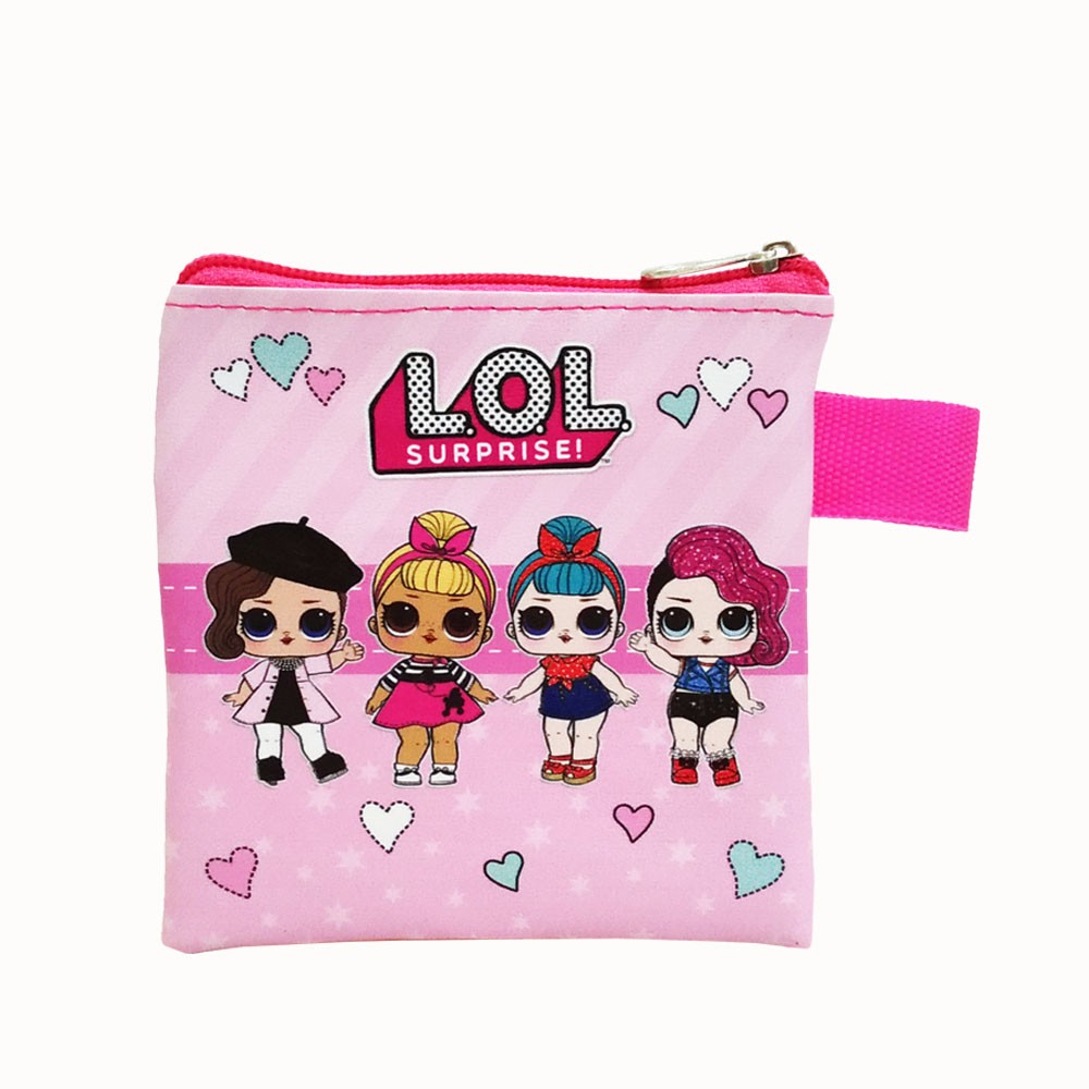 Mini Wallet LOL Surprise Dompet  Koin  Anak Karakter 