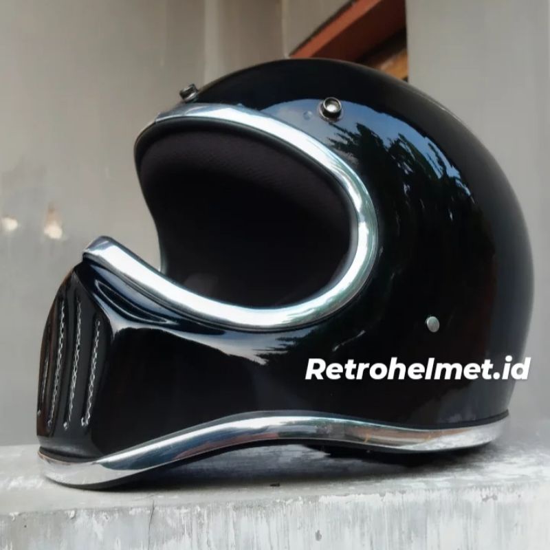 HELM CAKIL RETRO M30 BANDIT CUSTOM FREE PACKING