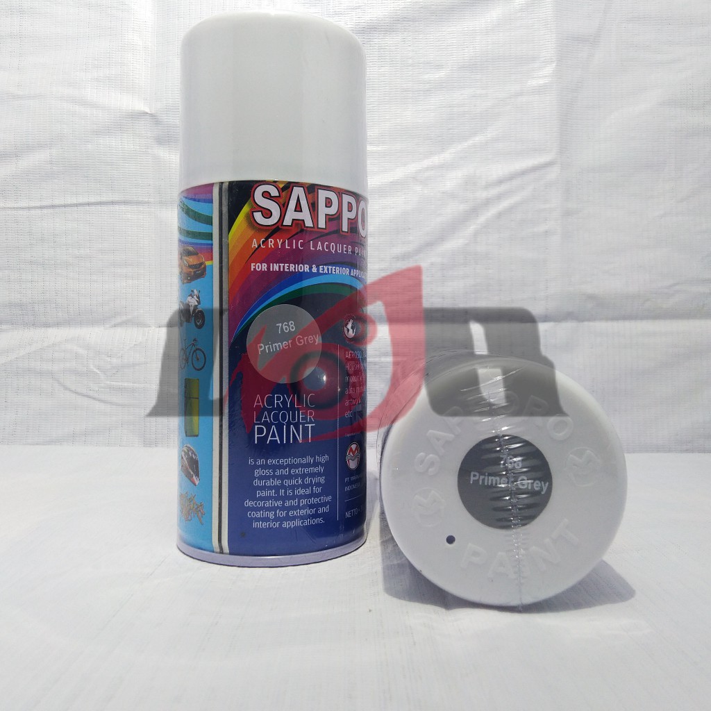 Sapporo 768 Primer Grey Cat Semprot Saporo UnderCoat Epoxy Dasar Abu