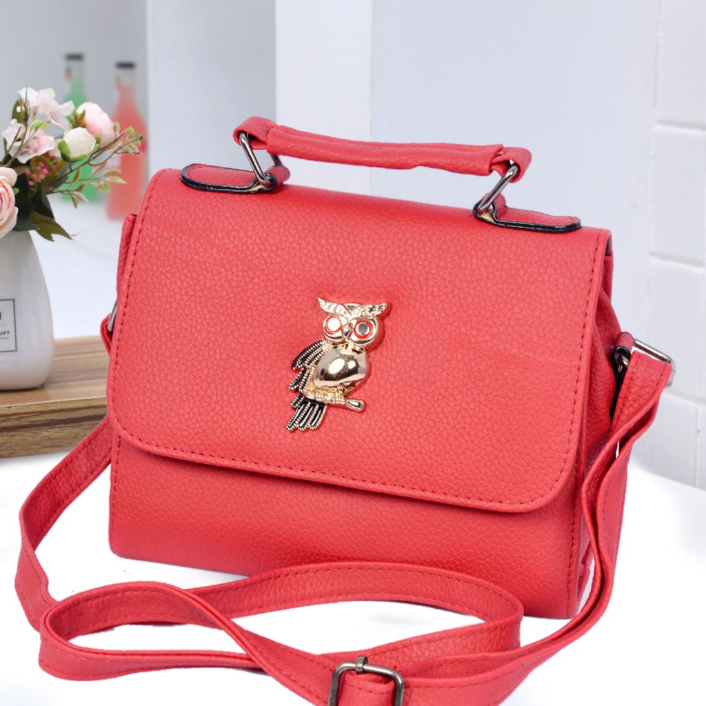 Tas selempang wanita - the owl - tas batam 431-1