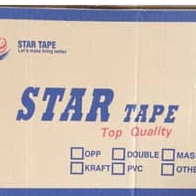 

lakban bening merk startape isi 72rollx75m