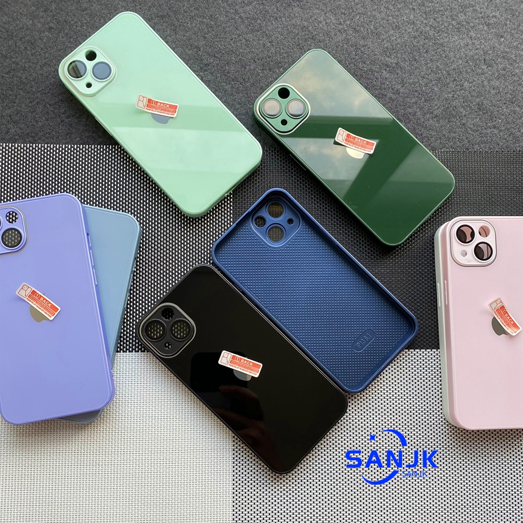 NEW !! 9D-Glass casing HD Color for iPhone Case ( For iPhone 11 Pro Max 12 Pro Max 13 Pro Max 14 Pro Max)