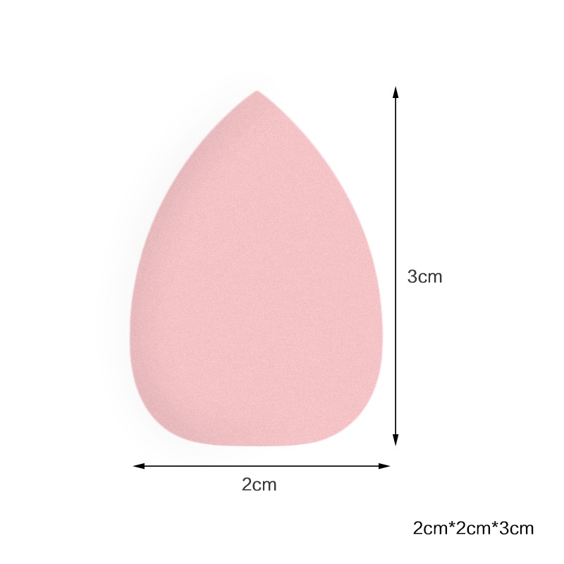 1 / 5pcs Spons Beauty Blender Bentuk Tetesan Air Untuk Foundation / Bedak / Blush On