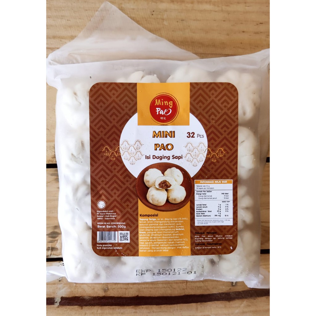

Mingpao Minipao Sapi 500 Gram 32 Pcs