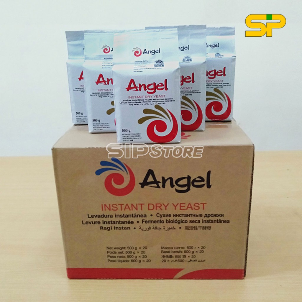 ANGEL Ragi Instan 500gr / Pengembang Kue / Instant Dry Yeast White