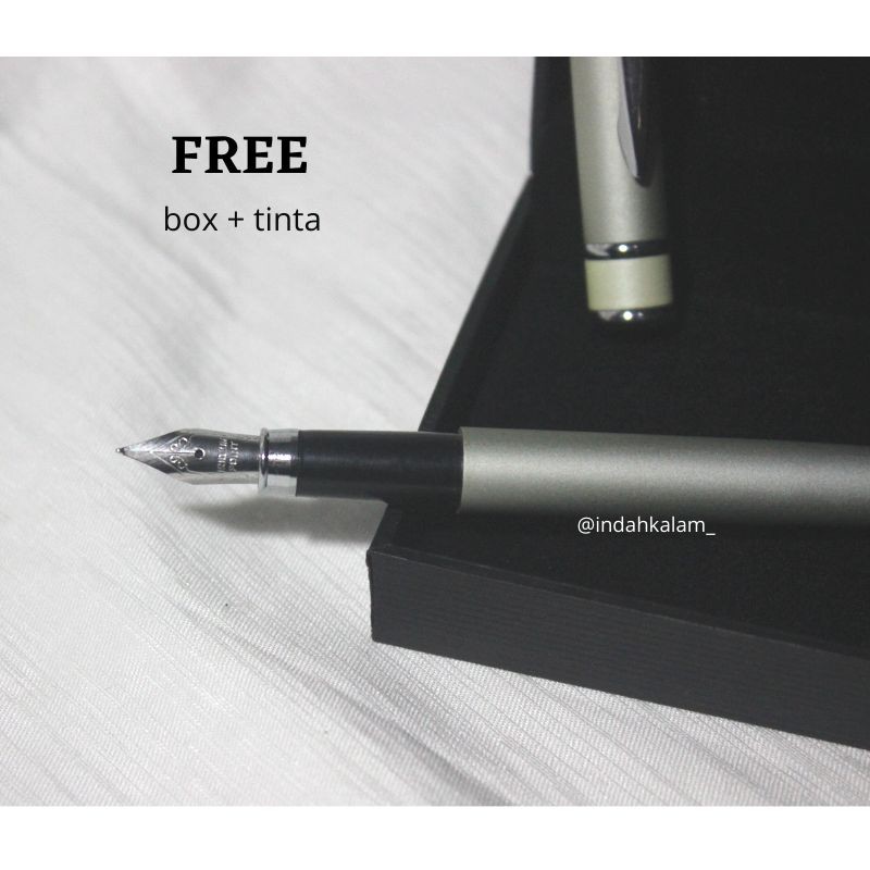

[LANGKA] Fountain Pen Flair Iridium Point Set Box Nib Kalam Kaligrafi Tutul Logat Harakat Tinta Khat