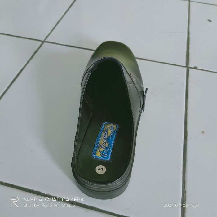 MANDIENS - Sepatu Sandal Kulit Medali 121 - Sendal Bustong Pria - Selop Pengantin Kulit - Selop Guru