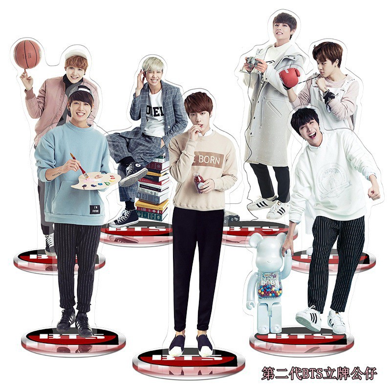 ACRYLIC FIGURE STAND BTS EXO NCT 18X6cm