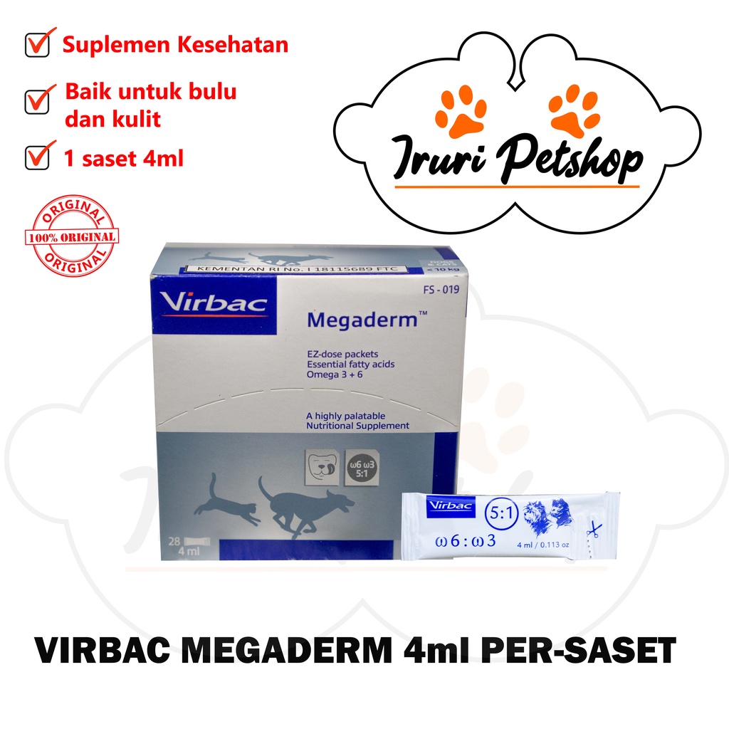 Virbac Megaderm 4ml Per-SASET