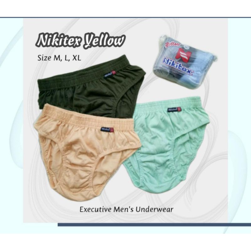 Celana dalam pria Nikitex/3 pcs