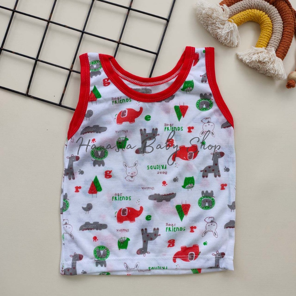 Singlet Bayi Kaos Dalam Bayi Motif Animal SNI