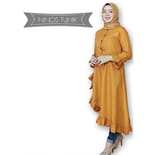 NINOS TUNIK SYARI Ns FC Najibah Gamis Syari asdf Abu Muslim Modi