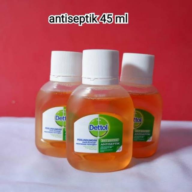 Dettol Antiseptic 45ml / Detol Antiseptik 45 ml / Cairan Antiseptic