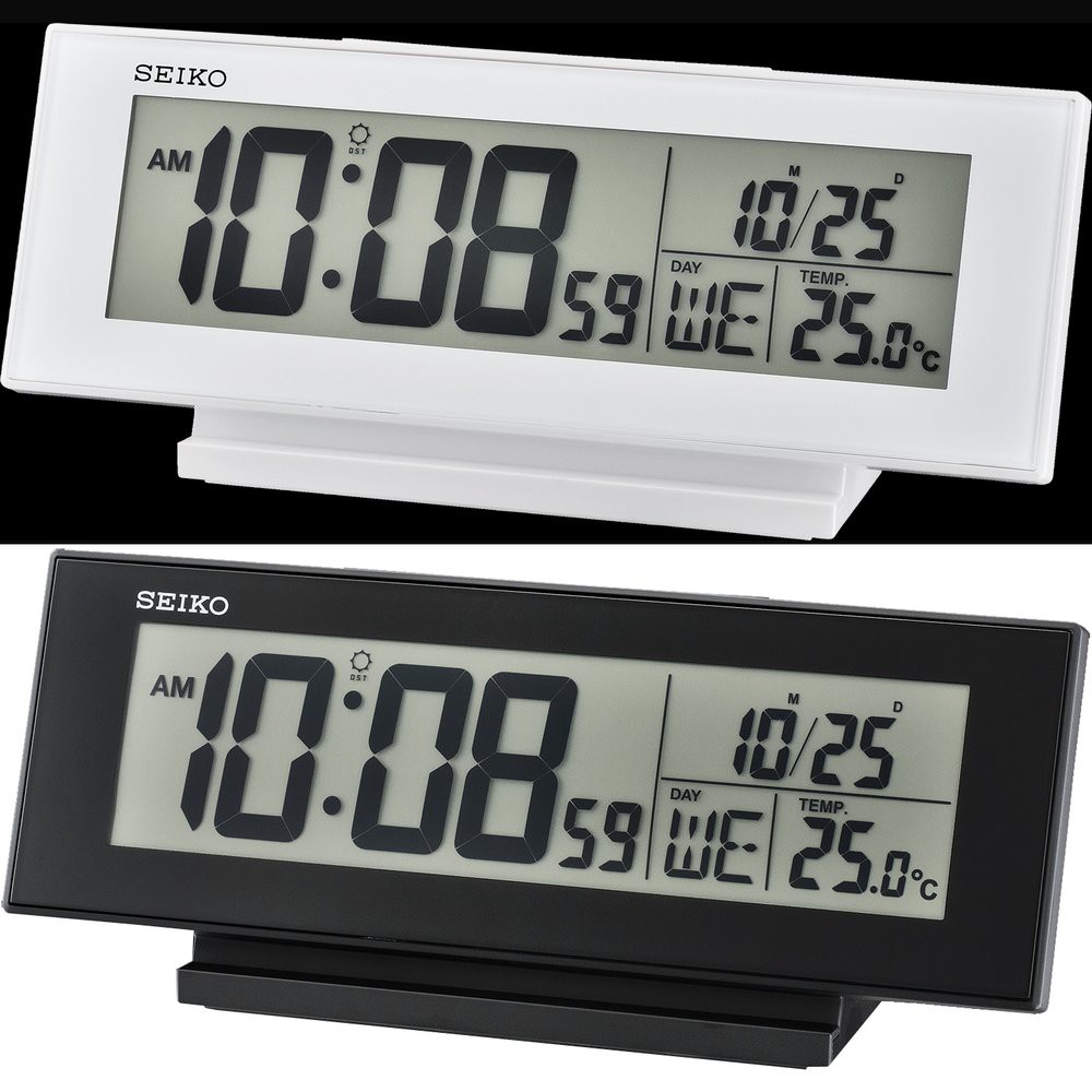 Seiko Alarm Clock QHL072K Beep Alarm Auto Light / Jam Weker QHL072
