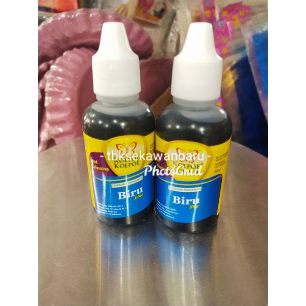 Pewarna Makanan Cair Koepoe koepoe (BIRU)