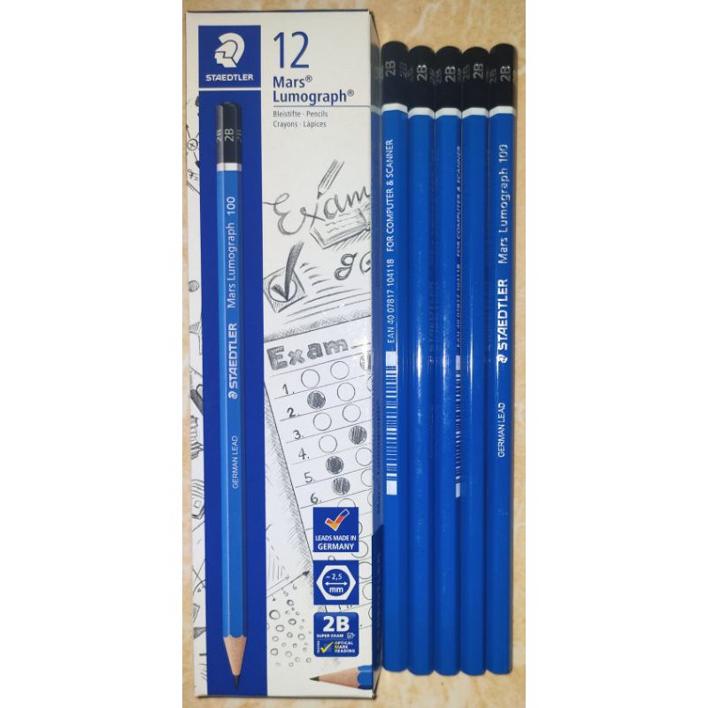 Pensil 2b staedtler 1pcs + stip staedtler 1pcs