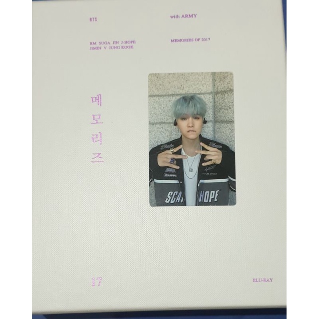 Yoongi Memories 2017 Bluray Fullset DVD