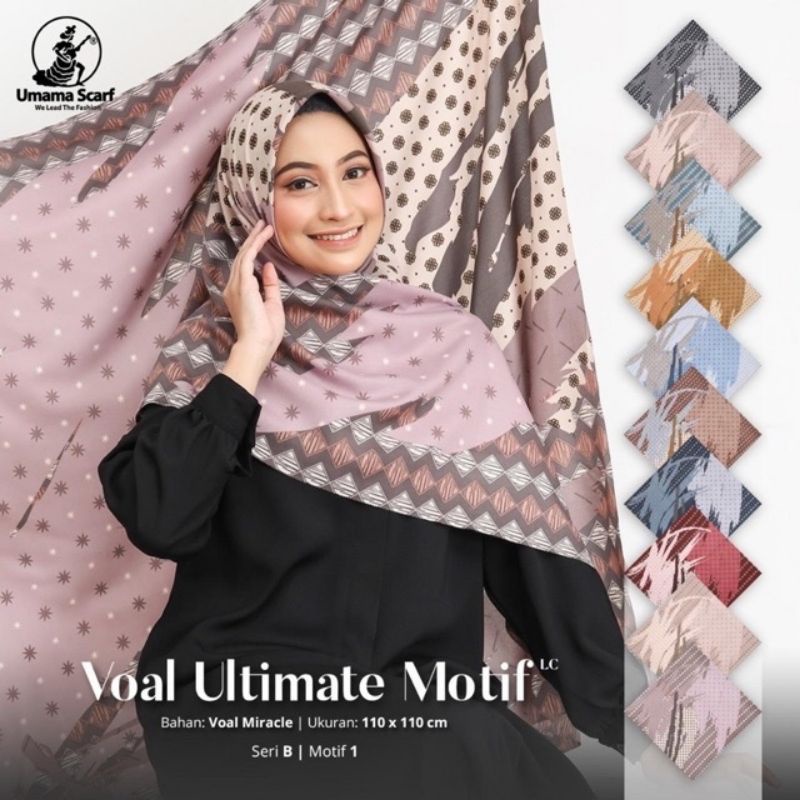 Jilbab Segi Empat / Kerudung / Hijab Persegi / Umama / Voal