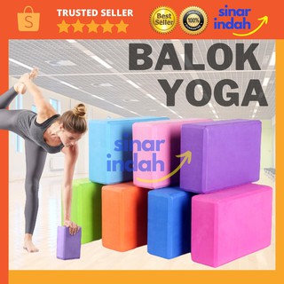 Balok Yoga/ Yoga Brick/ Yoga Balok/ Batok Yoga/ Yoga Block Pilates EVA MEDAN