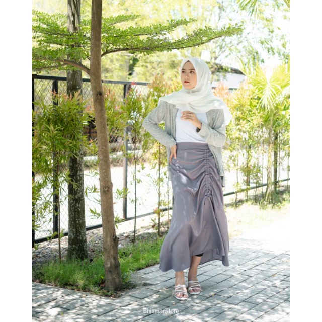 ROK WANITA TERBARU ROK MOS SERUT-1