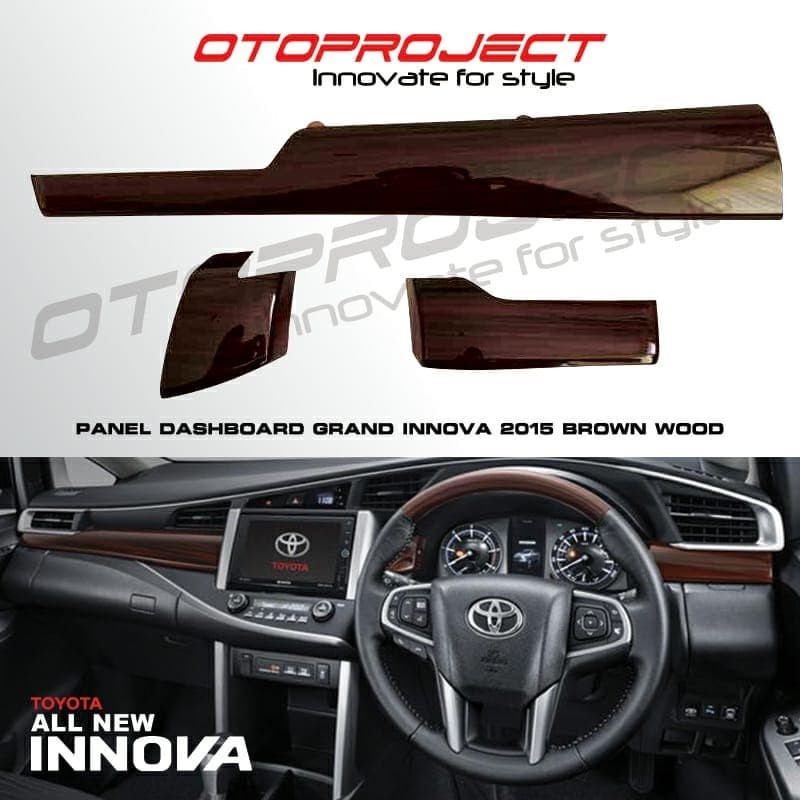 Wood Panel Dashboard All New Innova Model Ganti