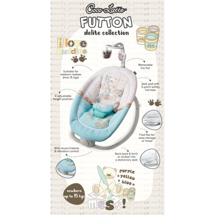 Cocolatte rocker futton delite collection kursi ayun bayi