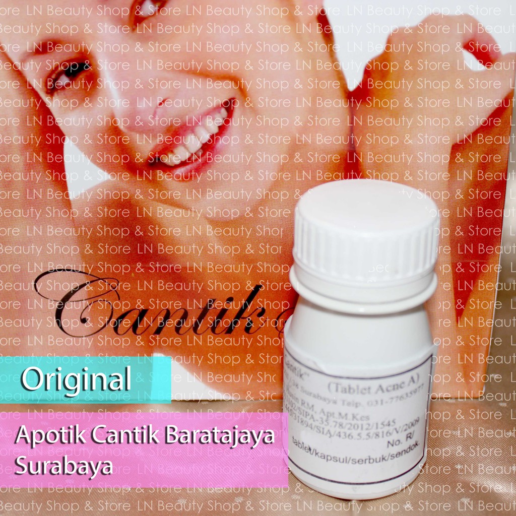 Obat Jerawat Tablet Acne A Apotek Cantik Barata Jaya (Original) / Obat Jerawat ampuh