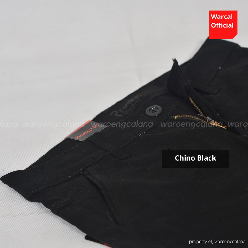 Chino Pants Black Original Lokal Brand