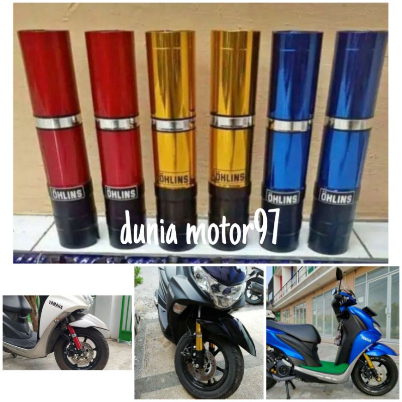 cover shock yamaha freego, pengaman shock depan freego