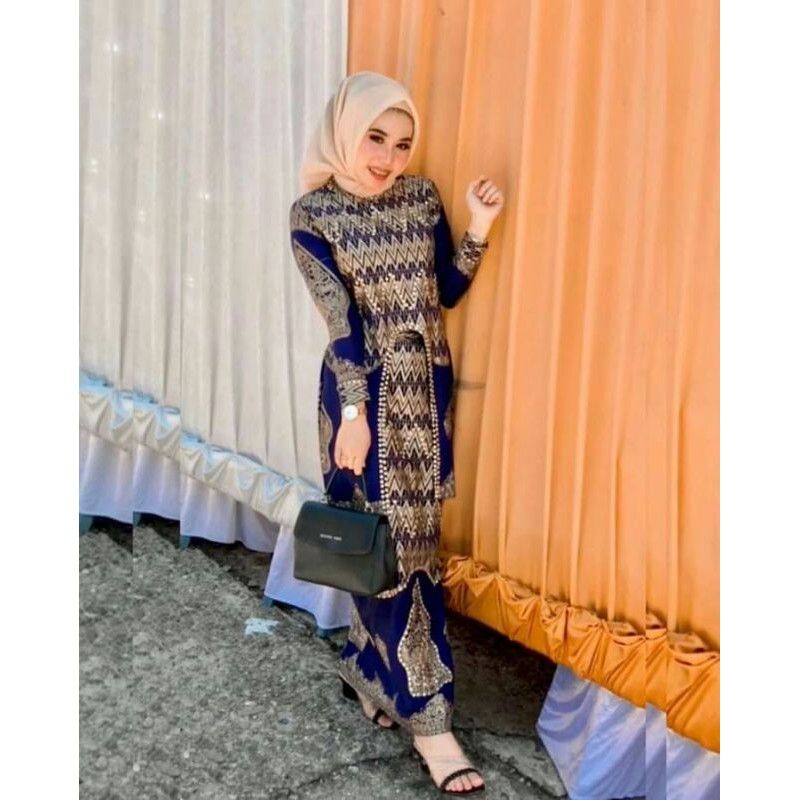 COUPLE SETELAN KURUNG U MOTIF SONGKET PALEMBANG WAYANG