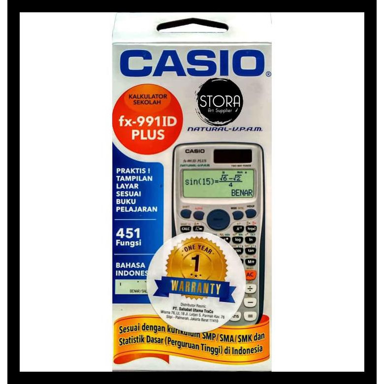 

Big Sale Casio Kalkulator Sekolah Fx-991Id Plus Terbaru