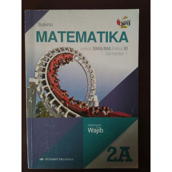 

Buku Matematika 2A - SMA Kelas 2 penerbit ERLANGGA