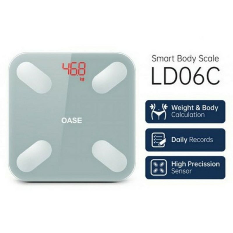 OASE LD06C Smart Body Scale Timbangan Digital Pintar