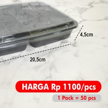 ◌ MIKA BENTO SEKAT BINTANG / MIKA BENTO SEKAT 4 / TRAY HOKBEN @50PCS ✤
