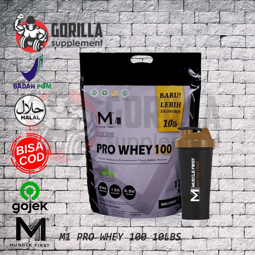 PROMO !! Pro Whey 10lbs 10lb / 4.5kg 129 Serving Muscle First MuscleFirst Nutrion m1 isolate