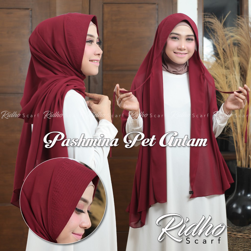 Pashmina tali PED ANTEM , bahan diamond , 170 x 75-1
