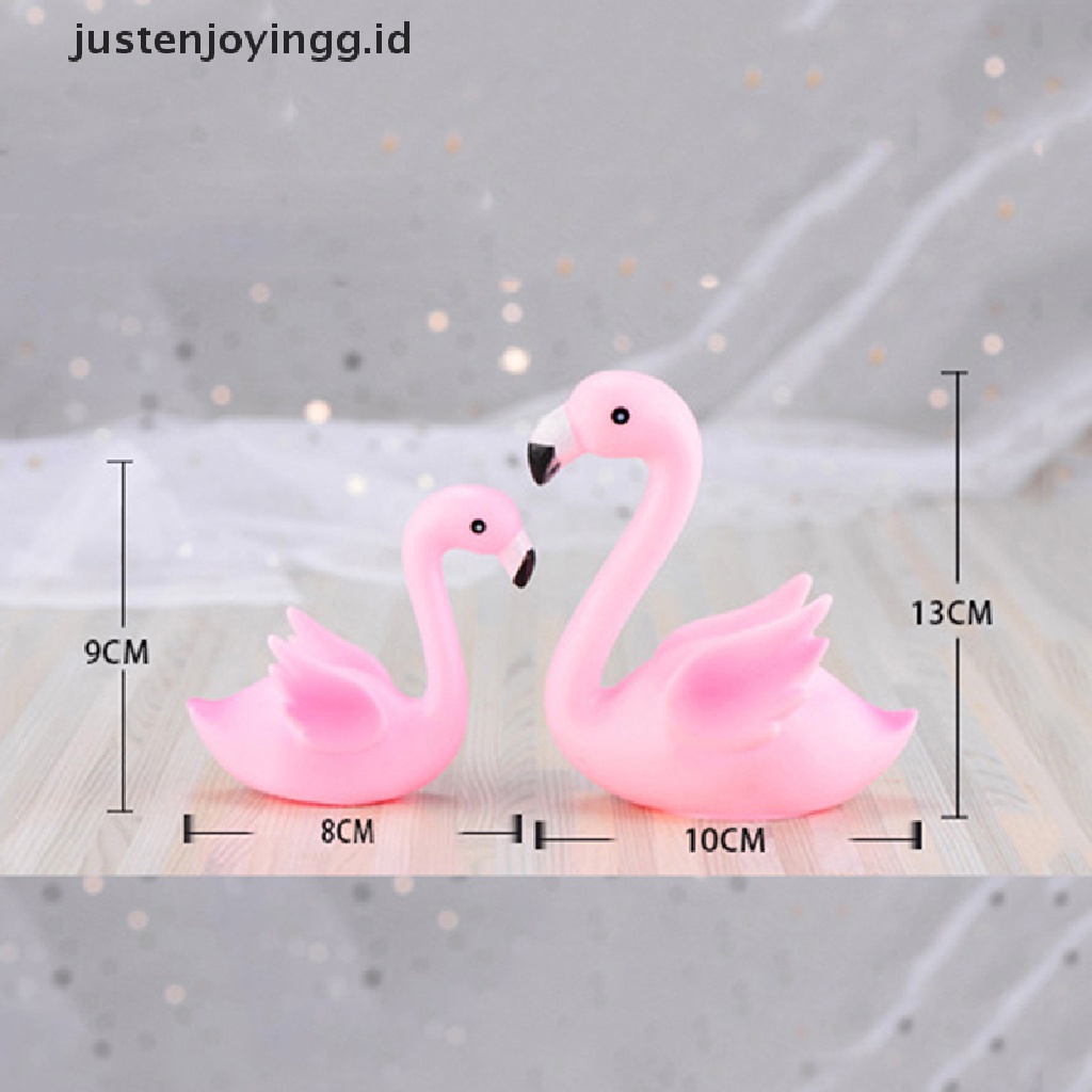 // justenjoyingg.id // Pink Flamingo Cake Topper Dessert Cupcake Decor Wedding Birthday Party Decor ~