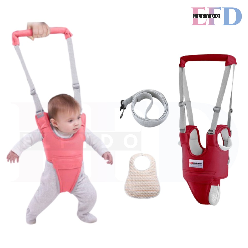 ELFYDO HL0242 Alat Bantu Jalan Bayi Sabuk Pengaman Baby Walking Assistant Toodler Baby Walking Motif Polos