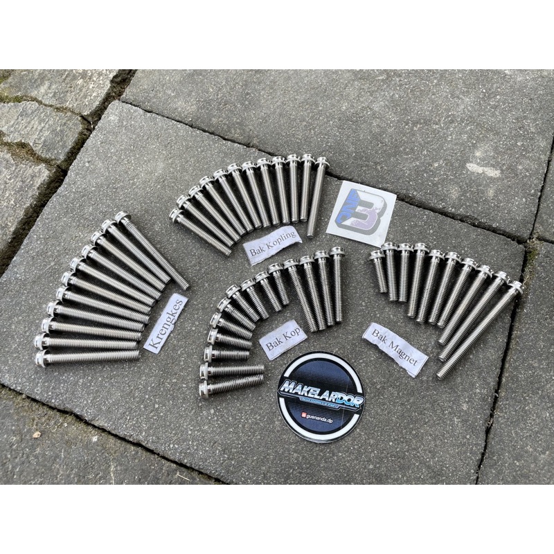 Baut l mesin stenlis minimalis baut l stenlis mesin gl mp tiger set minimalis one b